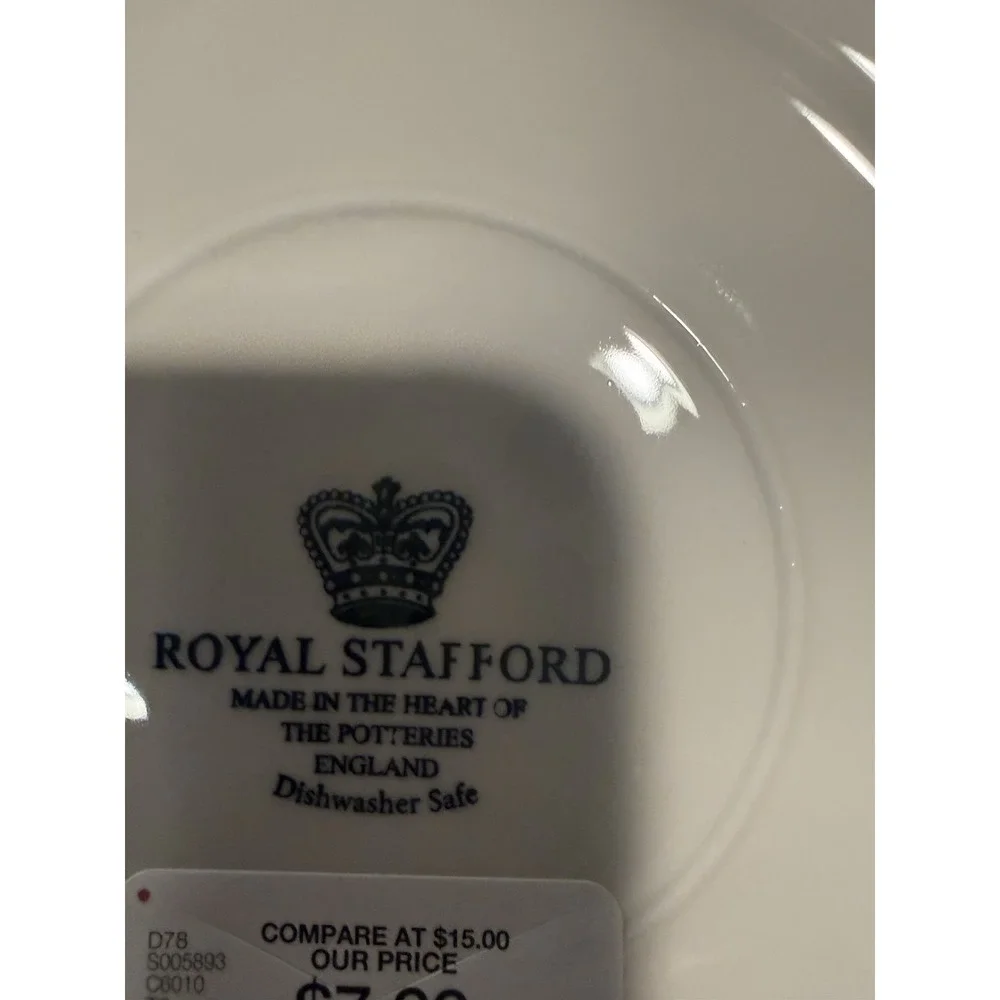 Set of 4 Royal Stafford Blue Turkey 10 1/2